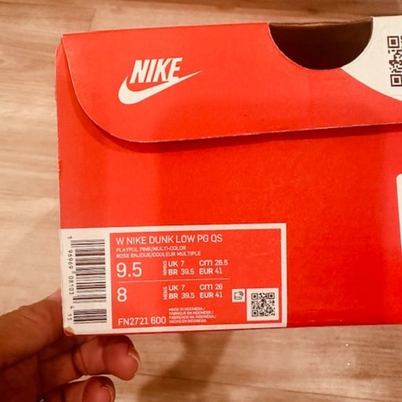 NIB Nike Parris Goebel x Dunk Low Playful Pink W 9 - Picture 8 of 8